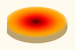 NeuralChek ANS Balance Index: an orange-red oval, the app’s “ANS balance disrupted” state.