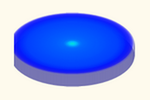 NeuralChek ANS Balance Index: a deep blue oval, the app’s “Optimal ANS balance” state.
